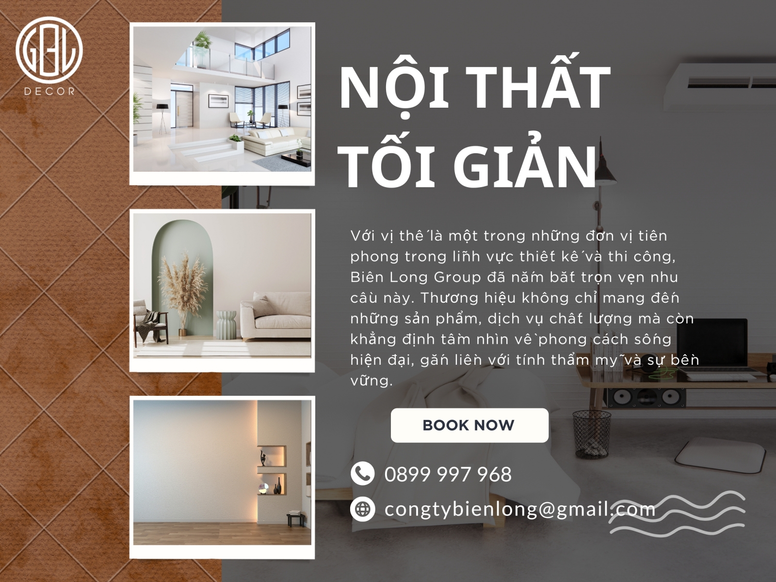 Nội thất tối giản Cần Thơ
